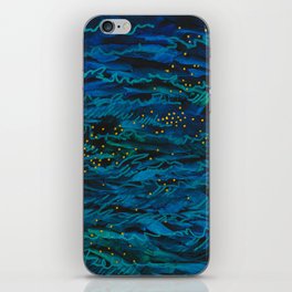 Deep Dark Waves and Light iPhone Skin