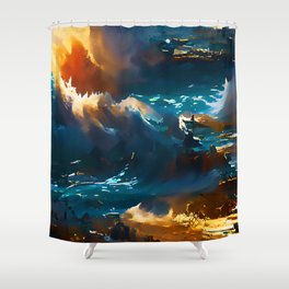 Stormy Ocean Shower Curtain