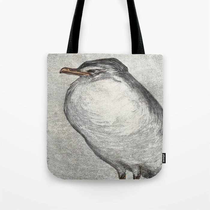 Sleeping Seagull Tote Bag