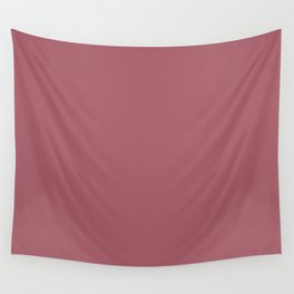 Solid Color - Pantone Mauvewood 17-1522 Pink Wall Tapestry