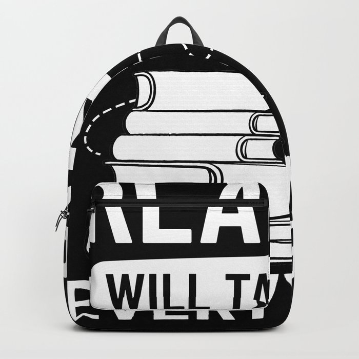 Reader Book Reading Bookworm Librarian Backpack