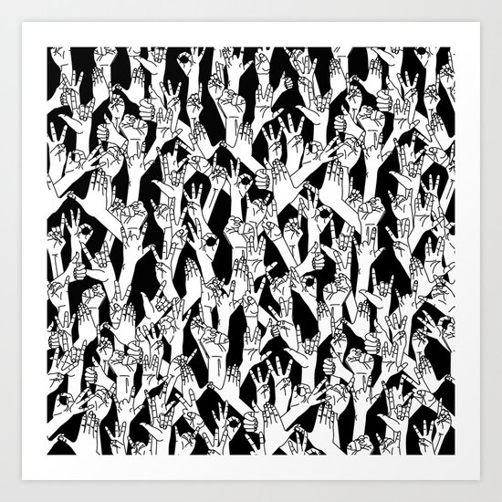 Hands Art Print