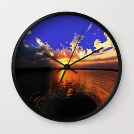 Sunrise Sphere Wall Clock
