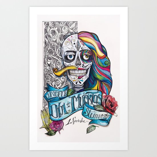 Día de Muertos ANALOG zine Art Print