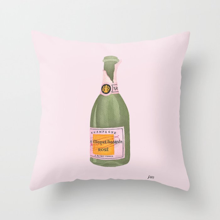 Champagne Throw Pillow