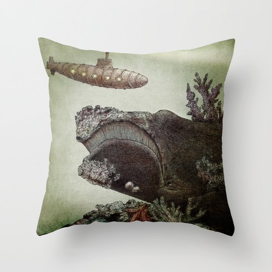 Leviathan (colour option) Throw Pillow