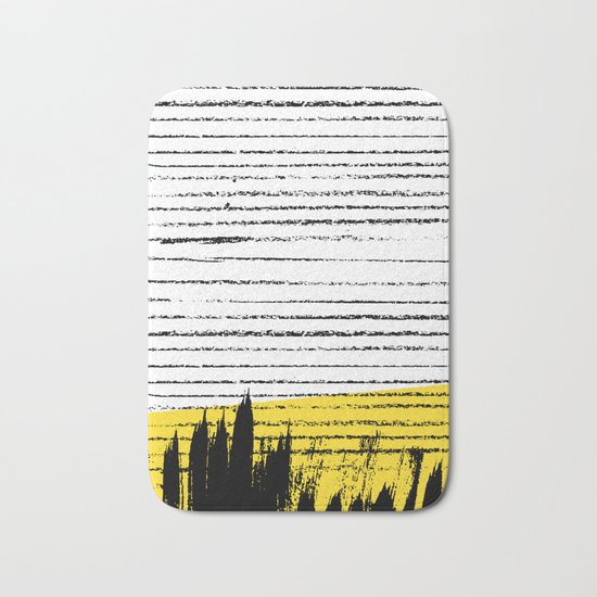 Lines & Strokes 002 Bath Mat
