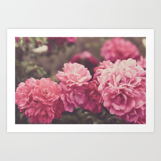 Vintage Florals Art Print