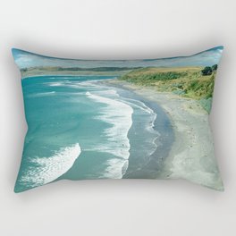Raglan beach, New Zealand Rectangular Pillow