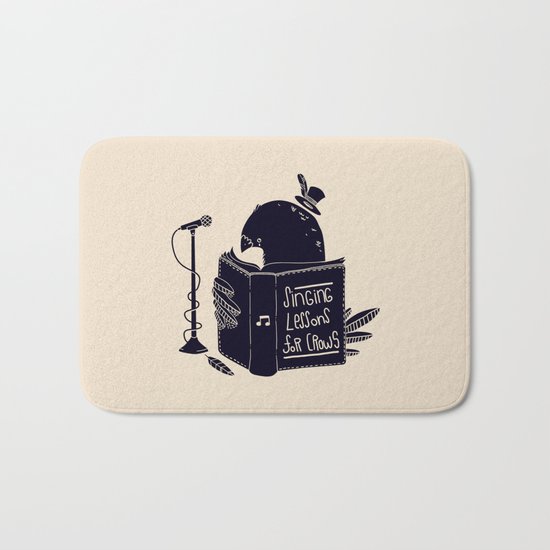Singing Lessons For Crows Bath Mat