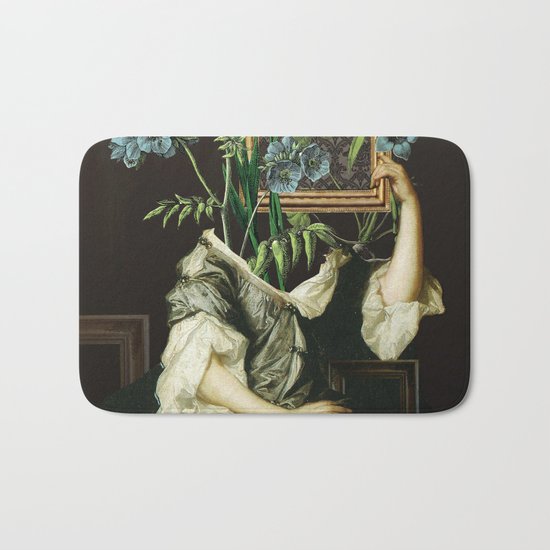 Florales Portrait Disaster Bath Mat