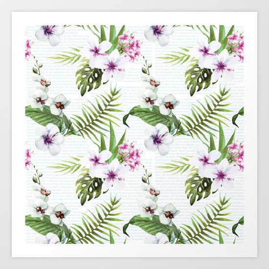Tropical Summer #9 Art Print