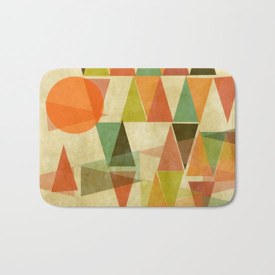 Abstract Landscape Bath Mat