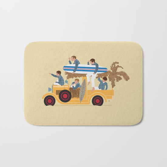 Surfin Safari Bath Mat