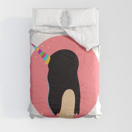 Unicorn Girl Comforter