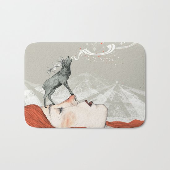 Deer Lady! Bath Mat