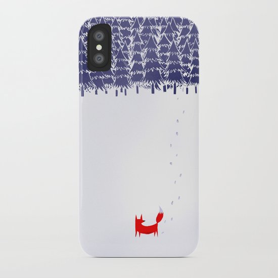 Alone in the forest iPhone Case