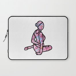 Cherry Blossom Yoga Laptop Sleeve