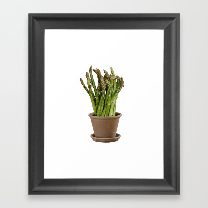 Asparagus flowers Framed Art Print