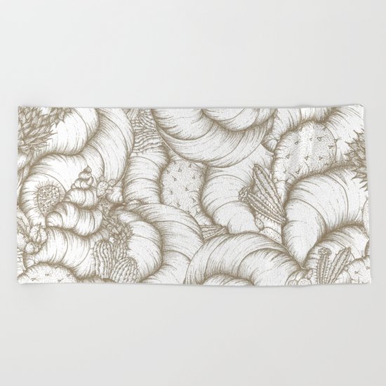 ABSTRACT CATUSES Beach Towel