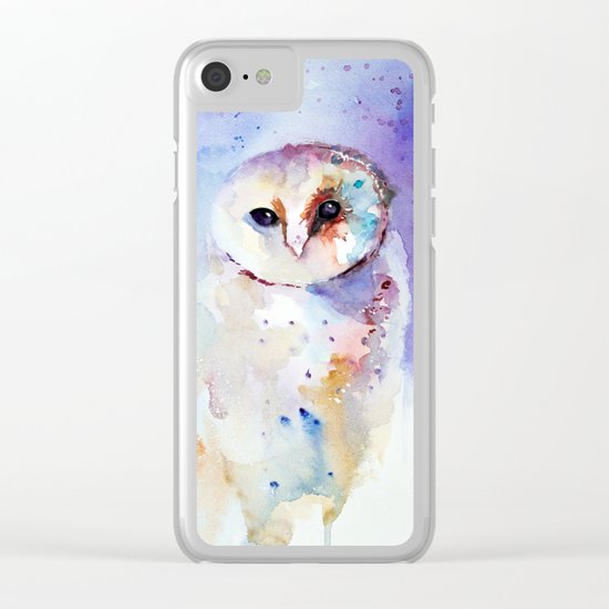 wise owl Clear iPhone Case