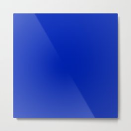 ROYAL BLUE solid color  Metal Print | Bright, Plain, Simple, Minimal, Solid, Modern, Colour, One, Nowcolor, Pure 