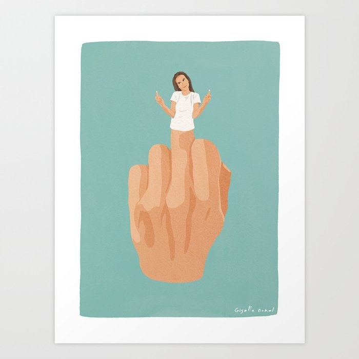 Middle clearance finger puppet