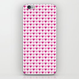 Pink Hearts No. 1 | Heart Pattern | Love Hearts | Patterns | Love | Romance | Valentines iPhone Skin