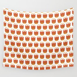 Orange Bloom Wall Tapestry