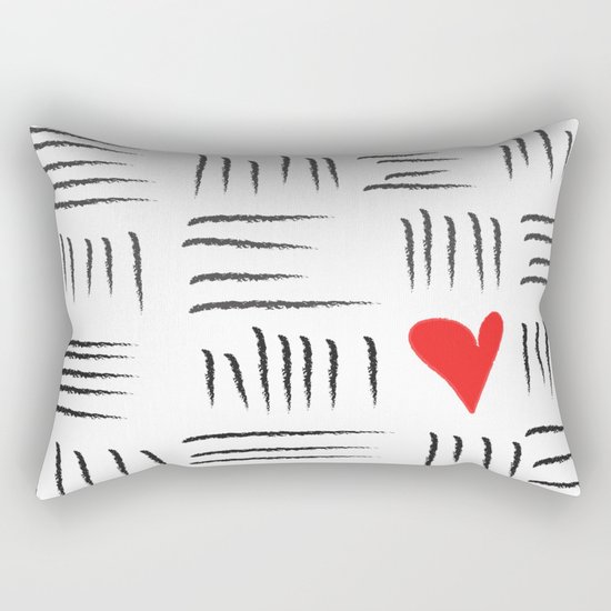 L O V E Rectangular Pillow