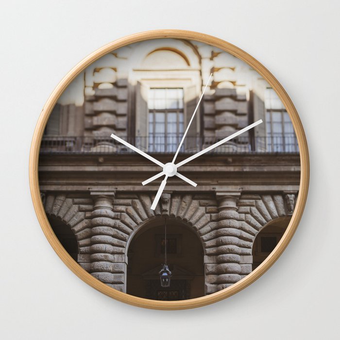 Florence Arches  |  Travel Photography Wall Clock