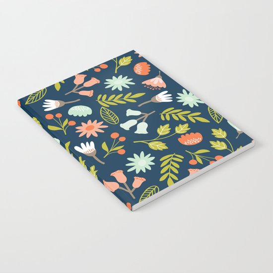 Wilderness Flowers Scatter Notebook