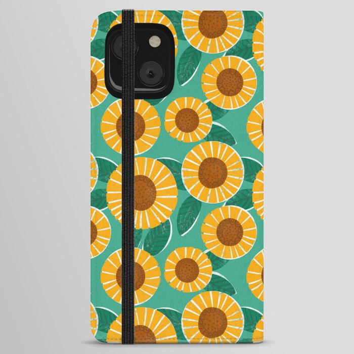 Mod Sunflower iPhone Wallet Case