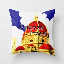 Firenze - Florence Italy Travel Throw Pillow