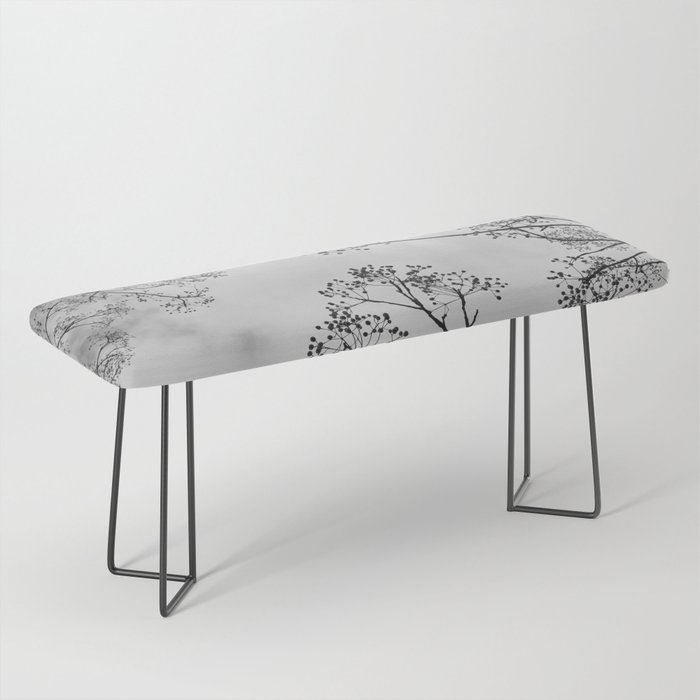 Zen Tree Bw Square Bench By Guidomontanes Society6