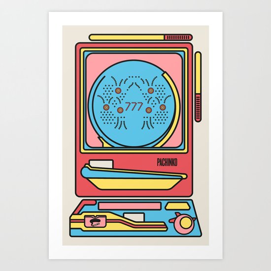Pachinko Art Print