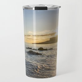Spain Photography - Sunrise Over The Calm Beach Travel Mug