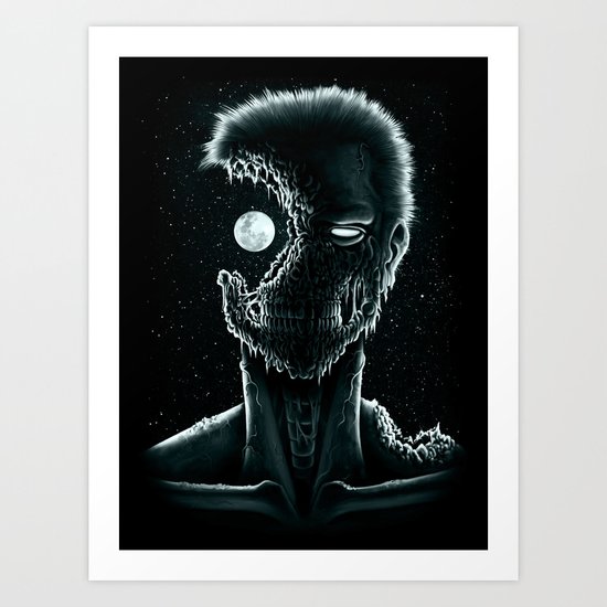 Eye of the Living Dead Art Print