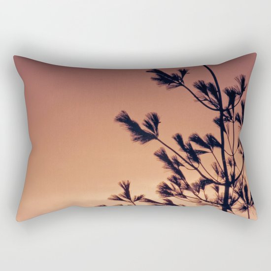 Winter Sunset Rectangular Pillow
