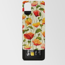 Vintage Flowers On The Gold Field Collection Android Card Case