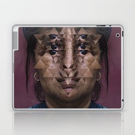 Glitch Portrait #1 Laptop & iPad Skin