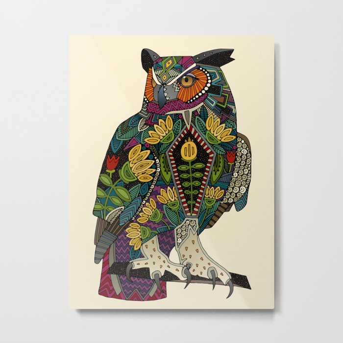 wise owl Metal Print