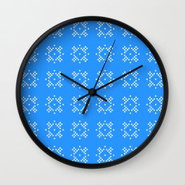 New Optical Pattern 116 pixel art Wall Clock