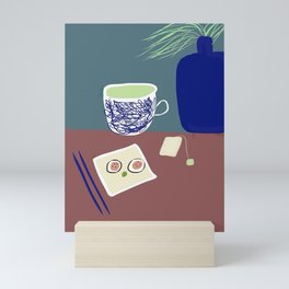 A green tea in Japan Mini Art Print