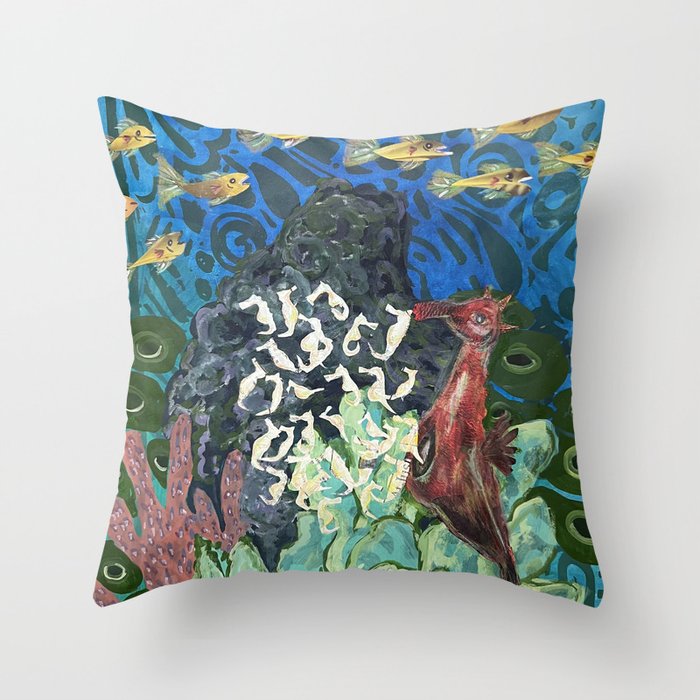 The Explosion! Birth Day Throw Pillow