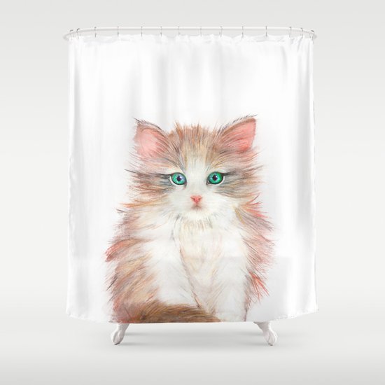 Little Kitten Shower Curtain
