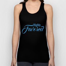 Highly Favored Chistian Faith Unisex Tank Top