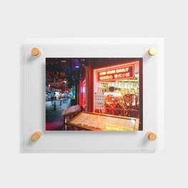 Chinatown in Neon Floating Acrylic Print