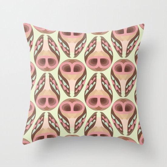 The owls go Throw Pillow