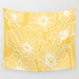 Yellow online wall tapestry